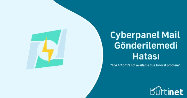 Cyberpanel Mail Gönderilemedi Hatası